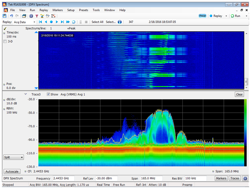 RF Capture and Playback Tektronix